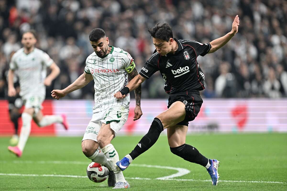Konyaspor’un final biletini aldığı Beşiktaş maçından en güzel kareler 21